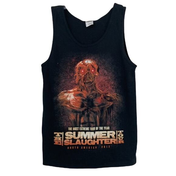 Summer Slaughter Tour 2012 North America Tank Top Sz S - Picture 1 of 5